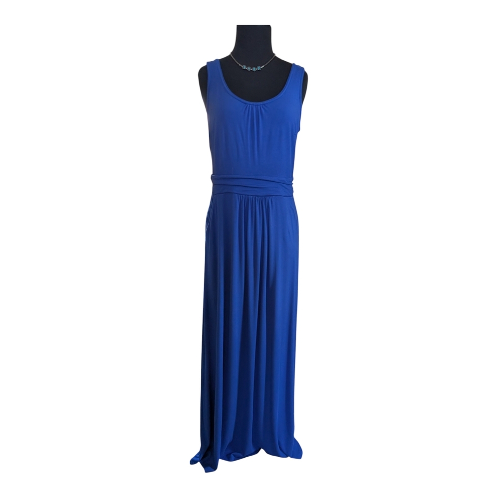 Boden Diana Jersey Stretch Maxi Dress Scoop Neck Sleeveless 10 Long